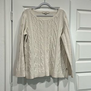 Loft Cable Knit Sweater
